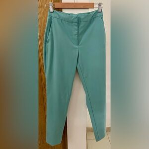 Zara Turquoise Tailored Ankle Trousers